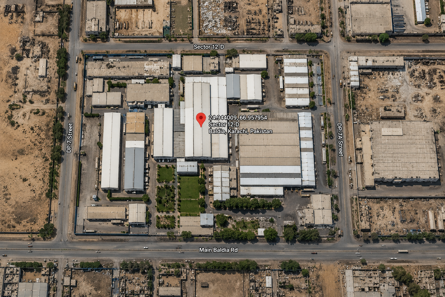 SafatTex factory in Karachi, Pakistan